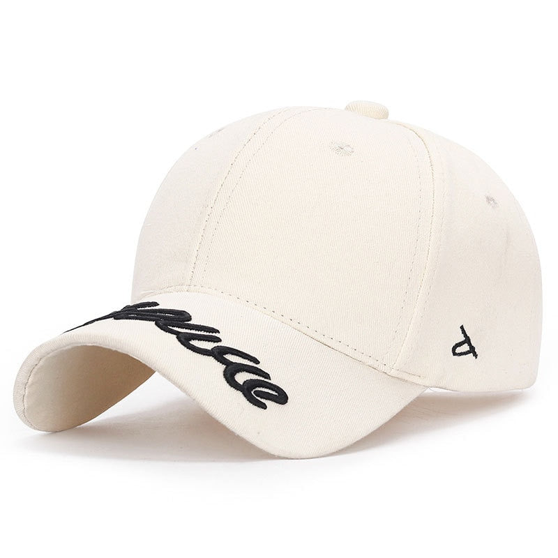 Women men cotton sport Baseball Cap fashion outdoor female male Snapback hat embroidery Adjustable lovers sun cap