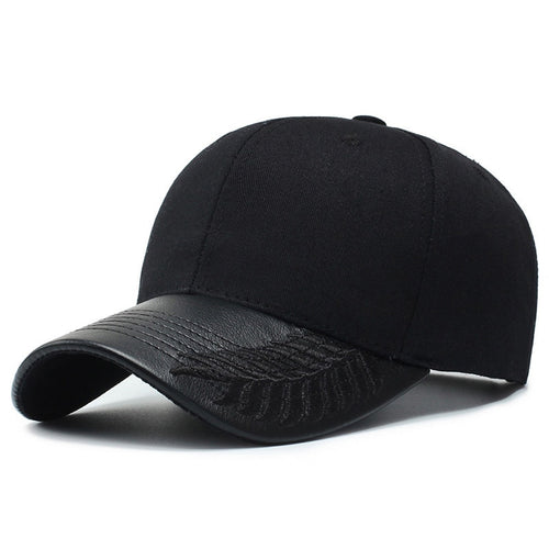 Load image into Gallery viewer, Fashion 3D Embroidery Black Cap Men&#39;s Baseball Cap Women Snapback Hat Solid Quality Hip Hop Cap Bone
