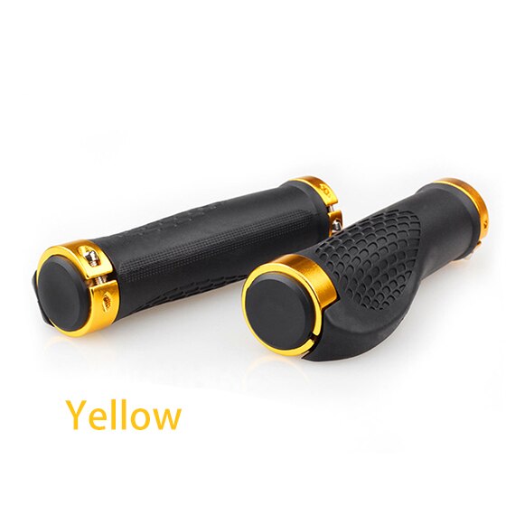 Cycling Grips Ergonomic Rubber Aluminum Road Mountain Bikes Handlebar Grips Anti-skid Bike Accessories Bicycle Grips