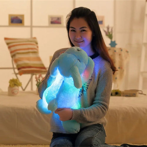 Load image into Gallery viewer, New Arrival 50cm Colorful LED Glowing Dogs Luminous Plush Dog Stuffed Plush Toys For Kids Toys 3 Colors
