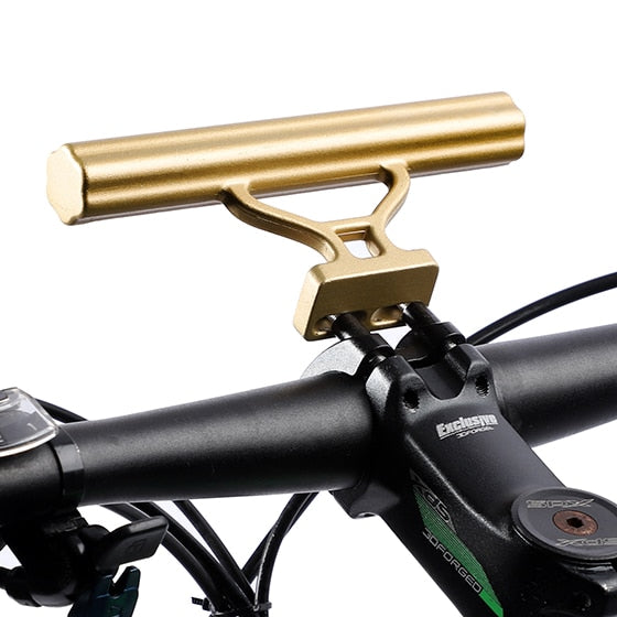 Bike Handlebar Extender Flashlight Holder Handle Bar Bicycle Accessories Extender Mount Bracket Cycling Extender