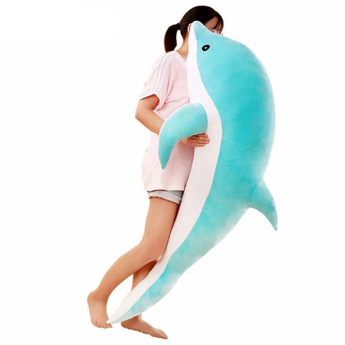 Load image into Gallery viewer, Low Price 30cm Kawaii Dolphin Plush Doll Stuffed Down Cotton Anima Nap Pillow Creative Kids Toy Christmas Gift for Girls
