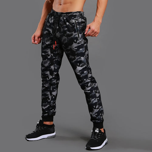 Load image into Gallery viewer, Autumn winter Men Running Training Pants Sport Trousers Jogging soccer Basketball Gym Fitness Sports Sweatpants zipper Pocket
