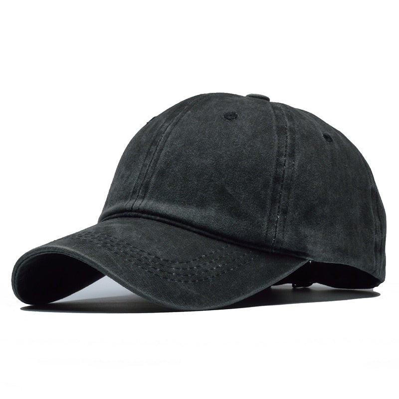 Unisex Solid Washed Baseball Cap Bone Feminino Snapback Caps Gorras Para Hombre Hip Hop Dad Hat Bone Trucker Caps