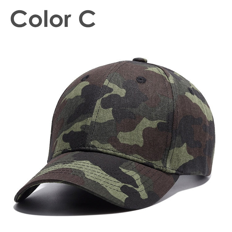 High Quality Camo Baseball Cap Men Camouflage Tactical Cap Bone Masculino Dad Hats For Men Bone Beisebol Trucker Cap