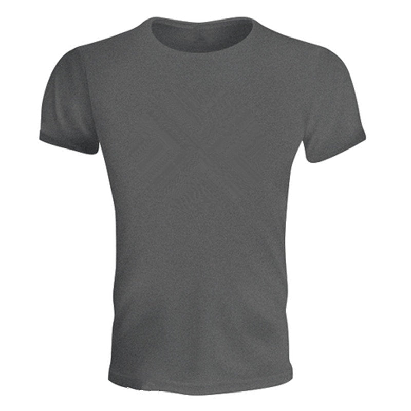 Men Short sleeve black Solid Cotton T-shirt Gyms Fitness Bodybuilding Workout t shirts Male Summer Casual Slim Tee Tops clothing