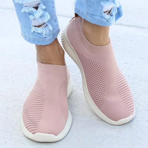 Load image into Gallery viewer, Women Flat Slip on White Shoes Woman Lightweight White Sneakers Summer Autumn Casual Chaussures Femme Basket Flats Shoes
