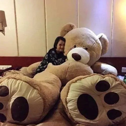 Load image into Gallery viewer, Selling Toy Big Size 160cm American Giant Bear Skin  kawaii Teddy Bear Coat Good Quality Factary Price Soft Toys For Girls
