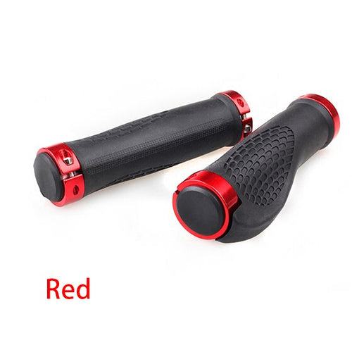 Load image into Gallery viewer, Cycling Grips Ergonomic Rubber Aluminum Road Mountain Bikes Handlebar Grips Anti-skid Bike Accessories Bicycle Grips
