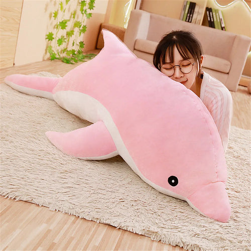 Load image into Gallery viewer, 30cm Kawaii Soft Dolphin Plush Toys Dolls Stuffed Down Cotton Animal Nap Pillow Creative Kids Toy Christmas Gift for Girls
