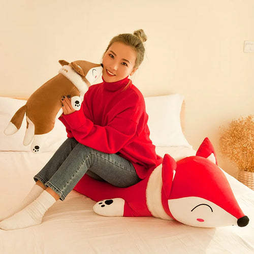 Load image into Gallery viewer, New 35/50cm Kawaii Dolls Stuffed Animals &amp; Plush Toys for Girls Children Boys Toys Plush Pillow Fox Stuffed Animals Soft Toy
