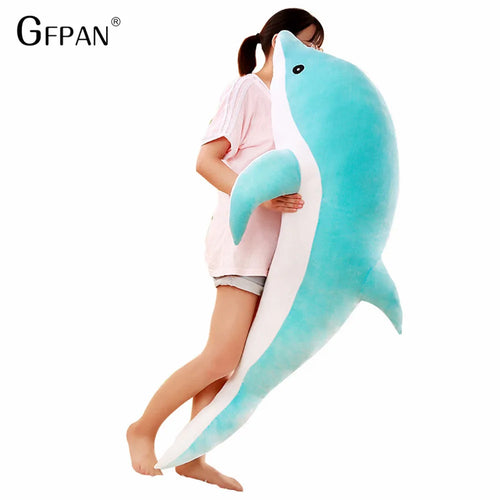 Load image into Gallery viewer, 30cm Kawaii Soft Dolphin Plush Toys Dolls Stuffed Down Cotton Animal Nap Pillow Creative Kids Toy Christmas Gift for Girls
