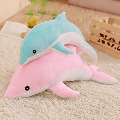 Load image into Gallery viewer, Low Price 30cm Kawaii Dolphin Plush Doll Stuffed Down Cotton Anima Nap Pillow Creative Kids Toy Christmas Gift for Girls
