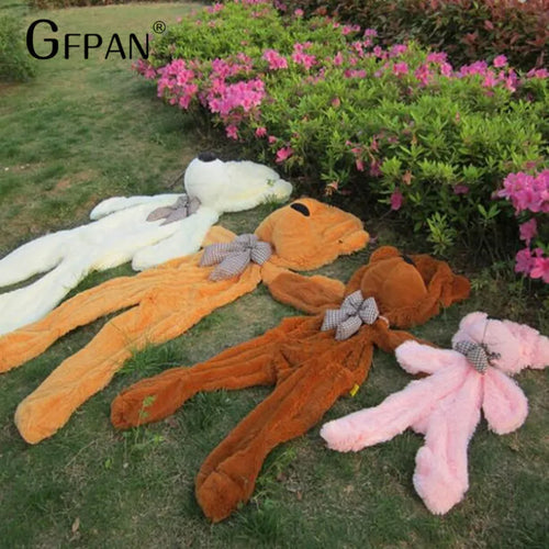 Load image into Gallery viewer, 1pc 200/100cm Four Colors Big Teddy Bear Skin Plush Toys Stuffed Toy Bear Coat High quality Birthday Gifts For Kids
