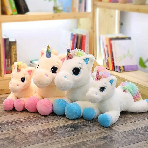 Load image into Gallery viewer, 40/60/80cm Stuffed Animal Baby Dolls Kawaii Cartoon Rainbow Unicorn Plush toys Kids Present Toys Children Baby Birthday Gift
