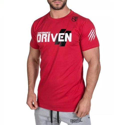 Load image into Gallery viewer, Men Brand T-shirt Gym Fitness Bodybuilding Slim Summer Casual Fashion Print Male Cotton Tee Shirt Tops Crossfit Clothing
