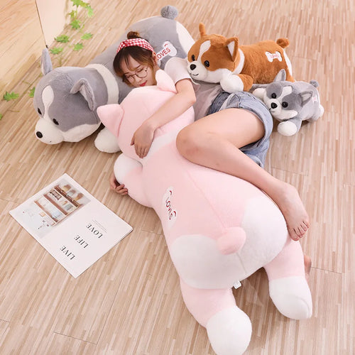 Load image into Gallery viewer, New 55cm Kawaii Plush Corgi Dog Toy Soft Stuffed Animal Cartoon Pillow Best Gift for Kids Children
