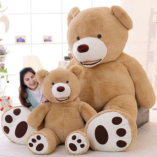 Load image into Gallery viewer, Selling Toy Big Size 160cm American Giant Bear Skin  kawaii Teddy Bear Coat Good Quality Factary Price Soft Toys For Girls
