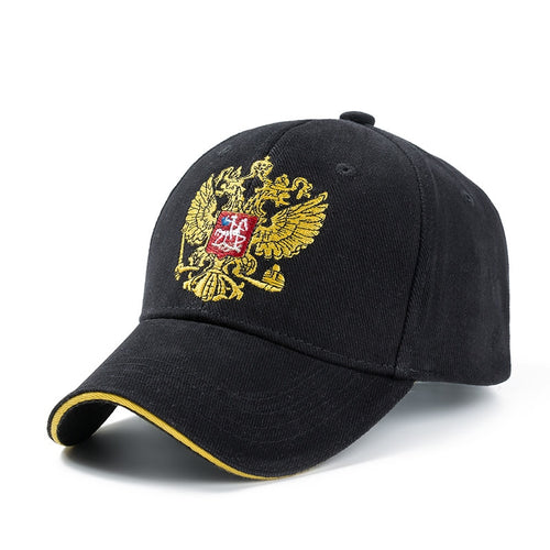Load image into Gallery viewer, Unisex 100% Cotton Outdoor Baseball Cap Russian Emblem Embroidery Snapback Fashion Sports Hats For Men &amp; Women Patriot Cap
