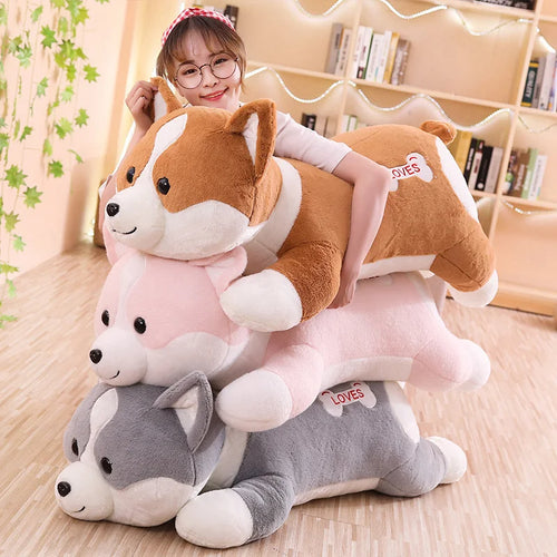 Load image into Gallery viewer, New 55cm Kawaii Plush Corgi Dog Toy Soft Stuffed Animal Cartoon Pillow Best Gift for Kids Children
