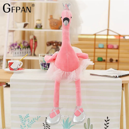 Load image into Gallery viewer, 1pc Beautiful Skirt Swan White&amp;Pink Color Super Lovely Animal Stuffed&amp;Plush Baby Cotton Toys Party Doll For Children Girls Kids
