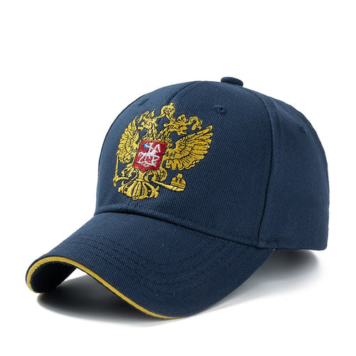 Load image into Gallery viewer, Unisex 100% Cotton Outdoor Baseball Cap Russian Emblem Embroidery Snapback Fashion Sports Hats For Men &amp; Women Patriot Cap
