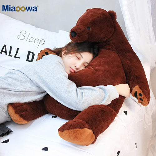 Load image into Gallery viewer, 60/100cm Huge Brown Bear Plush Toys Lovely Teddy Bear Plush Stuffed Animal Soft Doll Pillow Cushion Toys For Girls Kids Birthday
