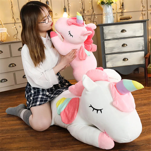 Load image into Gallery viewer, Hot Sale 1pc 100cm-25cm Kawaii Unicorn Plush  Stuffed Soft Cute Animal Dolls Graduation Toys For Kids Children Birthday Gift
