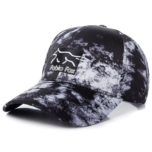 Load image into Gallery viewer, Tie Dye Printing Cap Cotton Fabio Fox Patch Fashion Baseball Cap Casual Adjustable Outdoor Streetwear Hat Cap
