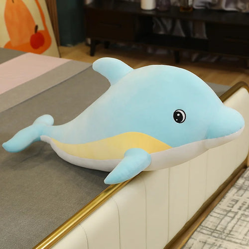 Load image into Gallery viewer, 1pc 30CM  Kawaii Shark/Dolphin/Whale Plush Toys Lovely Stuffed Soft Animal Pillow Dolls for Children Girls Lovely Christmas Gift
