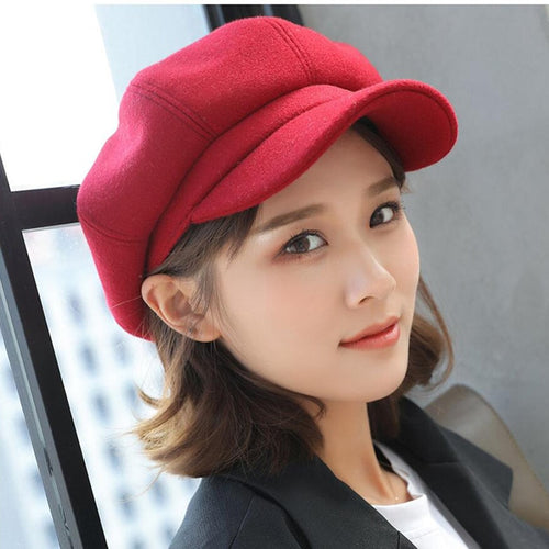 Load image into Gallery viewer, Newsboy Caps Arrive Women Newsboy Gatsby Cap Octagonal Baker Peaked Beret Driving Hat Female Sunscreen Hats Painter Tour cap
