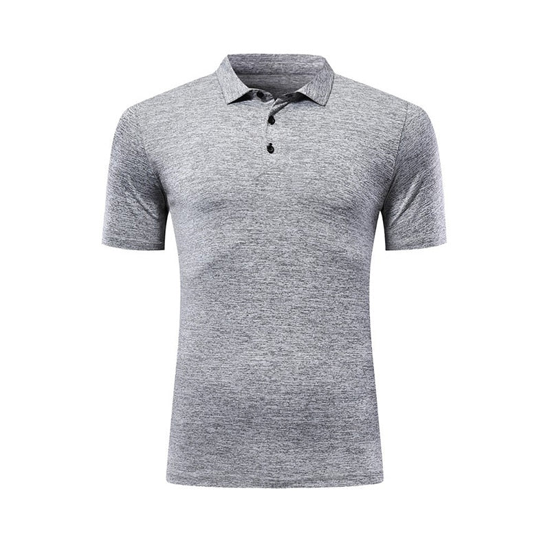 Mens Polo Shirt Short Sleeve Summer Tennis Shirt Quick Dry Sport Clothing Basketball GYM Running Badminton Training T-Shirt