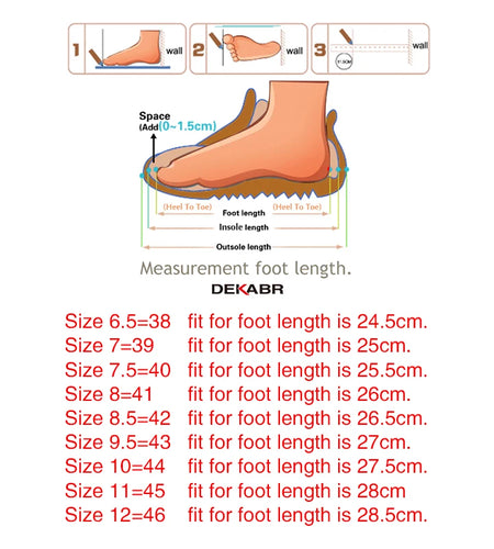 Fashion Genuine Leather Men Sandals Summer Shoes Lightweight Comfort Men Beach Sandals Leather Men Shoes Plus Size 38~46