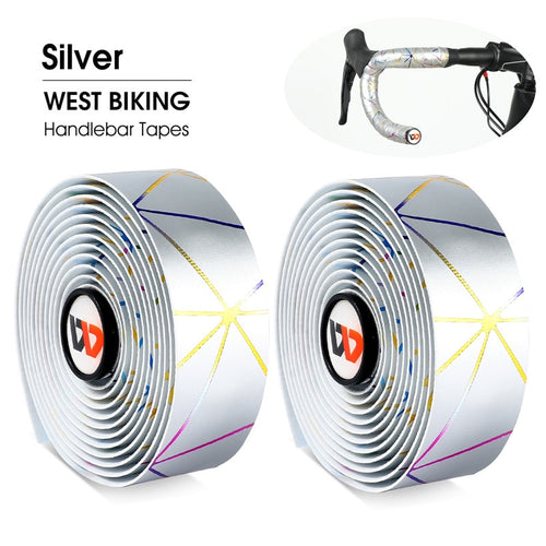Load image into Gallery viewer, Bike Handlebar Tape Road Bicycle Anti-slip Silica Gel EVA Shock Absorption Handle Bar Tape Cycling Wrap End Plug

