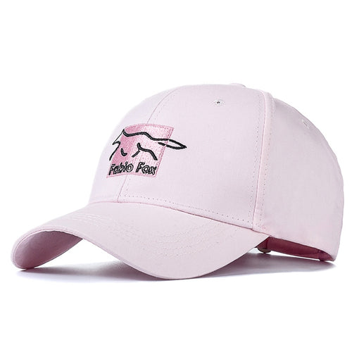 Load image into Gallery viewer, Brand Stylish Cotton Hats For Women Fashion Kpop Style Fox Animal Embroidery Baseball Cap Female Outdoor Popular Hat Cap
