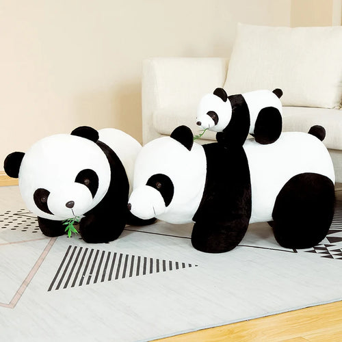 Load image into Gallery viewer, 30-70cm Cute Chinese National Treasure Bamboo Leaves Panda Plush Toys Stuffed Soft Animals Pillow For Girls Kids Birthday Gifts
