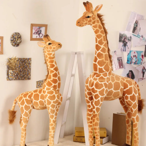 Load image into Gallery viewer, 35/120cm Giraffe Plush Toys Cute Stuffed Animal Dolls Soft Simulation Giraffe Doll Birthday Gift Kids Toy Bedroom Decor
