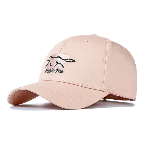 Load image into Gallery viewer, Brand Stylish Cotton Hats For Women Fashion Kpop Style Fox Animal Embroidery Baseball Cap Female Outdoor Popular Hat Cap
