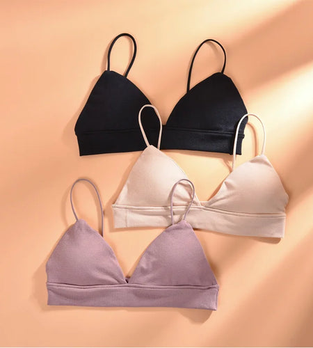 Summer Women Bra French Triangle Tube Top Sexy Seamless Bras Camisole Wireless Backless Lingerie Bralette