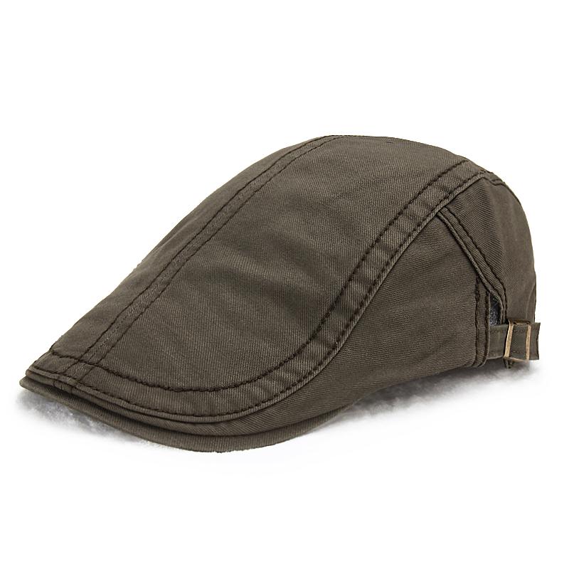 Unisex Summer Outdoor Cap Cotton Berets Hat For Men & Women Casual Peaked Caps Solid Color Stylish 7 Colors Berets Hats