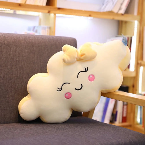 Load image into Gallery viewer, Giant New Style Kawaii Cloud Plush Pillow Soft Cushion Lovey Smile Cloud Stuffed Plush Toys For Children Baby Kids Girl Gift
