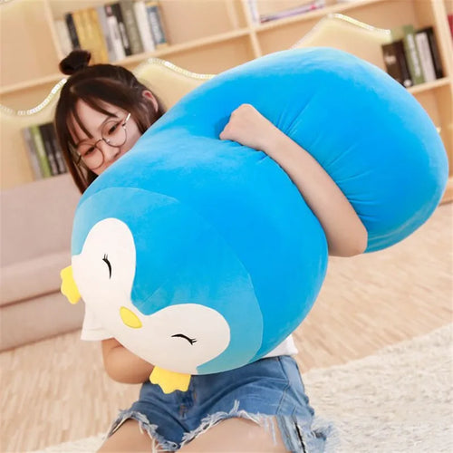 Load image into Gallery viewer, 28-90cm Soft Animal Kawaii Pillows Cushion Cute Fat Dog Cat Penguin Pig Frog Plush Toy Stuffed Lovely Kids Birthyday Gift
