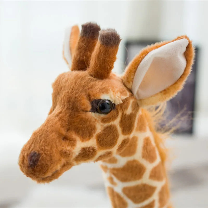 35/120cm Giraffe Plush Toys Cute Stuffed Animal Dolls Soft Simulation Giraffe Doll Birthday Gift Kids Toy Bedroom Decor