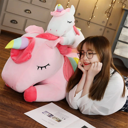 Load image into Gallery viewer, Hot Sale 1pc 100cm-25cm Kawaii Unicorn Plush  Stuffed Soft Cute Animal Dolls Graduation Toys For Kids Children Birthday Gift
