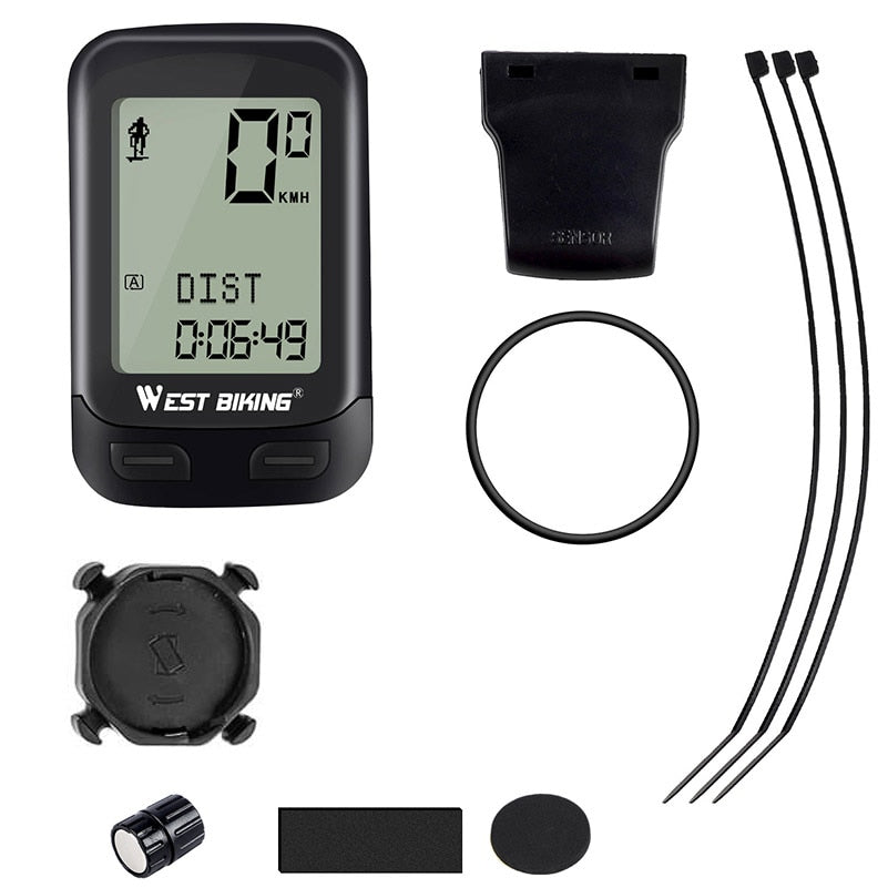 Waterproof 5 Language Bike Computer Wireless Stopwatch MTB Road Bike Speedometer Cycling Odometer Bicycle Computer