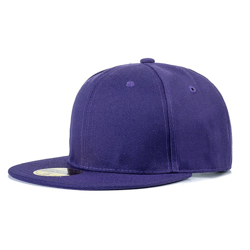 Load image into Gallery viewer, 1pcs Unisex Cap Acrylic Plain Snapback Hat High Quality Adult Hip Hop Baseball Cap Men Women Outdoor Leisure Baseball Flat Hat
