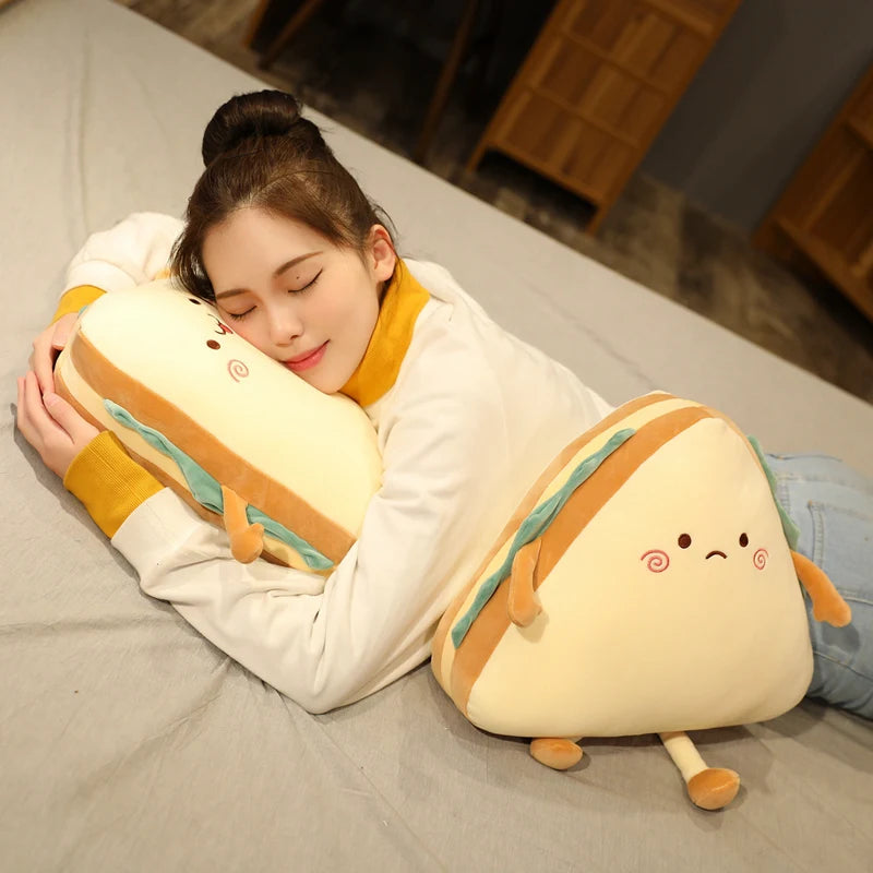 Move&TV Doll High Quality Giiant Size 100cm Soft Plush&Stuffed  Bread Doll Birthday Gift For Children Funny Toys For Baby