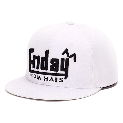 Load image into Gallery viewer, Friday embroidery women men baseball cap unisex flat-brimmed male female snapback hat hip hop cap for men women personality
