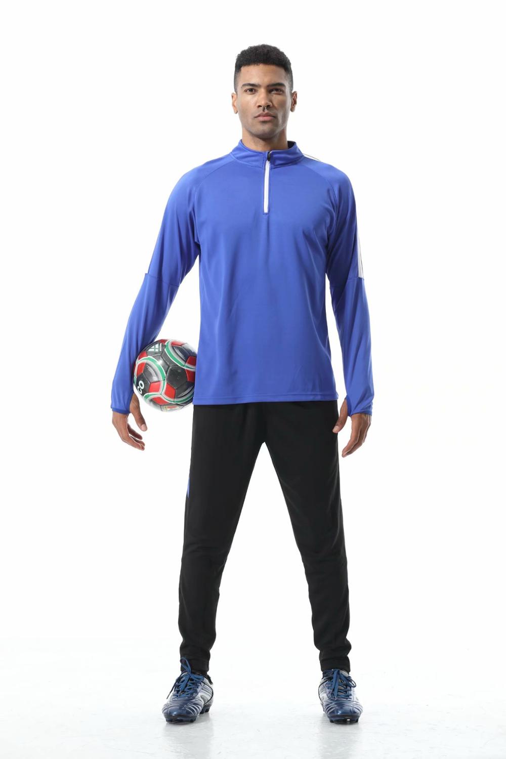Men sportswear football training suits soccer sets tracksuits long sleeve jerseys football Team uniform sports Running kit