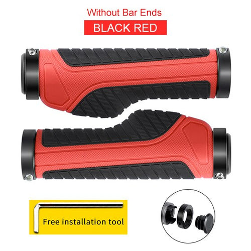 Load image into Gallery viewer, MTB Bike Grips Anti-Skid Ergonomic Bicycle Grips Bike Bar ends Handlebars Rubber Push On Bicycle Parts Cycling Grips
